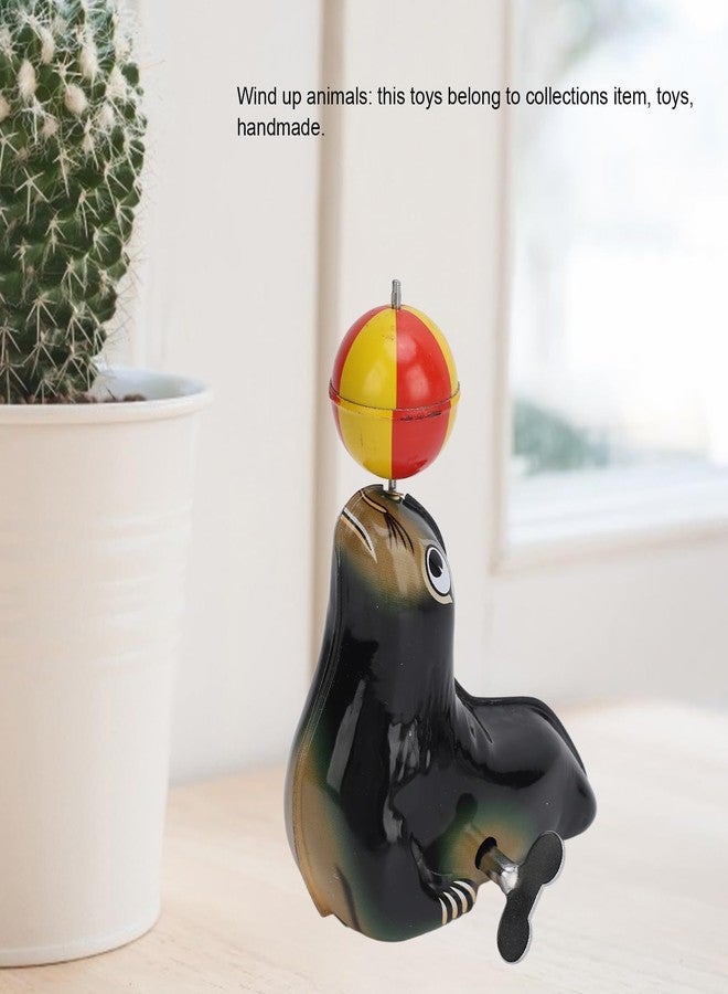 ZIZEV Retro Wind Up Toy, Sea Lion Wind Up Toy Decorative for Home - Image 3